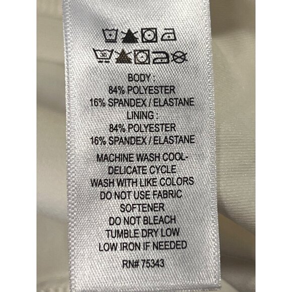 Sincerely Jules Womens White Racerback Tank Top Size Medium M Zebra Athletic New - Picture 7 of 8